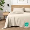 image:imageIvy Union Full Extra Long Sheet Set  UltraSoft Cooling with Deep Pockets  Breathable EasyFit  Hotel Luxury Bedding Sheets amp Pillowcases Full XL Grey07  Sand