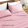image:imageIvy Union Full Extra Long Sheet Set  UltraSoft Cooling with Deep Pockets  Breathable EasyFit  Hotel Luxury Bedding Sheets amp Pillowcases Full XL Grey12  Light Pink