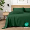 image:imageIvy Union Full Extra Long Sheet Set  UltraSoft Cooling with Deep Pockets  Breathable EasyFit  Hotel Luxury Bedding Sheets amp Pillowcases Full XL Grey10  Forest Green