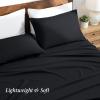 image:imageIvy Union Full Extra Long Sheet Set  UltraSoft Cooling with Deep Pockets  Breathable EasyFit  Hotel Luxury Bedding Sheets amp Pillowcases Full XL Grey02  Black