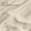 image:imageIvy Union Full Extra Long Sheet Set  UltraSoft Cooling with Deep Pockets  Breathable EasyFit  Hotel Luxury Bedding Sheets amp Pillowcases Full XL Grey07  Sand