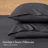 image:imageIvy Union Full Extra Long Sheet Set  UltraSoft Cooling with Deep Pockets  Breathable EasyFit  Hotel Luxury Bedding Sheets amp Pillowcases Full XL Grey03  Forged Iron Grey