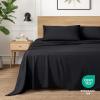 image:imageIvy Union Full Extra Long Sheet Set  UltraSoft Cooling with Deep Pockets  Breathable EasyFit  Hotel Luxury Bedding Sheets amp Pillowcases Full XL Grey02  Black