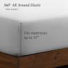image:imageIvy Union Full Extra Long Sheet Set  UltraSoft Cooling with Deep Pockets  Breathable EasyFit  Hotel Luxury Bedding Sheets amp Pillowcases Full XL Grey06  Cloud Grey