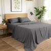 image:imageIvy Union Full Extra Long Sheet Set  UltraSoft Cooling with Deep Pockets  Breathable EasyFit  Hotel Luxury Bedding Sheets amp Pillowcases Full XL Grey04  Grey