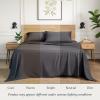 image:imageIvy Union Full Extra Long Sheet Set  UltraSoft Cooling with Deep Pockets  Breathable EasyFit  Hotel Luxury Bedding Sheets amp Pillowcases Full XL Grey03  Forged Iron Grey