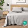 image:imageIvy Union Full Extra Long Sheet Set  UltraSoft Cooling with Deep Pockets  Breathable EasyFit  Hotel Luxury Bedding Sheets amp Pillowcases Full XL Grey05  Light Grey