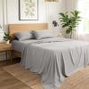 image:imageIvy Union Full Extra Long Sheet Set  UltraSoft Cooling with Deep Pockets  Breathable EasyFit  Hotel Luxury Bedding Sheets amp Pillowcases Full XL Grey05  Light Grey