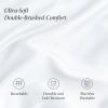 image:imageIvy Union Full Extra Long Sheet Set  UltraSoft Cooling with Deep Pockets  Breathable EasyFit  Hotel Luxury Bedding Sheets amp Pillowcases Full XL Grey01  White