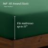 image:imageIvy Union Full Extra Long Sheet Set  UltraSoft Cooling with Deep Pockets  Breathable EasyFit  Hotel Luxury Bedding Sheets amp Pillowcases Full XL Grey10  Forest Green