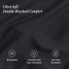 image:imageIvy Union Full Extra Long Sheet Set  UltraSoft Cooling with Deep Pockets  Breathable EasyFit  Hotel Luxury Bedding Sheets amp Pillowcases Full XL Grey02  Black