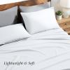 image:imageIvy Union Full Extra Long Sheet Set  UltraSoft Cooling with Deep Pockets  Breathable EasyFit  Hotel Luxury Bedding Sheets amp Pillowcases Full XL Grey01  White