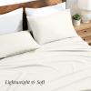 image:imageIvy Union Full Extra Long Sheet Set  UltraSoft Cooling with Deep Pockets  Breathable EasyFit  Hotel Luxury Bedding Sheets amp Pillowcases Full XL Grey08  Cream