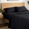 image:imageIvy Union Full Extra Long Sheet Set  UltraSoft Cooling with Deep Pockets  Breathable EasyFit  Hotel Luxury Bedding Sheets amp Pillowcases Full XL Grey02  Black