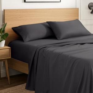 image:imageIvy Union Full Extra Long Sheet Set  UltraSoft Cooling with Deep Pockets  Breathable EasyFit  Hotel Luxury Bedding Sheets amp Pillowcases Full XL Grey03  Forged Iron Grey