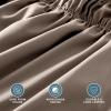 image:imageBare Home Wrap Around Bed Skirt  for King Size Beds with 15 inch Tailored Drop  Easy Fit Elastic Strap  Adjustable and Ruffled Style  Wrinkle Fade and Stain Free King Grey07  Taupe