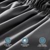 image:imageBare Home Wrap Around Bed Skirt  for King Size Beds with 15 inch Tailored Drop  Easy Fit Elastic Strap  Adjustable and Ruffled Style  Wrinkle Fade and Stain Free King Grey03  Grey