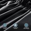 image:imageBare Home Wrap Around Bed Skirt  for King Size Beds with 15 inch Tailored Drop  Easy Fit Elastic Strap  Adjustable and Ruffled Style  Wrinkle Fade and Stain Free King Grey02  Black