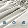 image:imageBare Home Wrap Around Bed Skirt  for King Size Beds with 15 inch Tailored Drop  Easy Fit Elastic Strap  Adjustable and Ruffled Style  Wrinkle Fade and Stain Free King Grey05  Cream