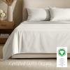 image:imageBare Home 100 Organic Cotton King Sheet Set  400 Thread Count  Smooth Sateen Weave  Breathable amp Cooling  Hotel Luxury Set  Deep Pocket Bed Sheets King Sand09  Cream