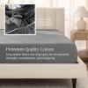 image:imageBare Home 100 Organic Cotton King Sheet Set  400 Thread Count  Smooth Sateen Weave  Breathable amp Cooling  Hotel Luxury Set  Deep Pocket Bed Sheets King Sand03  Grey
