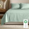 image:imageBare Home 100 Organic Cotton King Sheet Set  400 Thread Count  Smooth Sateen Weave  Breathable amp Cooling  Hotel Luxury Set  Deep Pocket Bed Sheets King Sand13  Willow