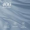 image:imageBare Home 100 Organic Cotton King Sheet Set  400 Thread Count  Smooth Sateen Weave  Breathable amp Cooling  Hotel Luxury Set  Deep Pocket Bed Sheets King Sand12  Dusty Blue