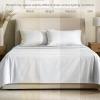 image:imageBare Home 100 Organic Cotton King Sheet Set  400 Thread Count  Smooth Sateen Weave  Breathable amp Cooling  Hotel Luxury Set  Deep Pocket Bed Sheets King Sand01  White