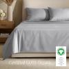 image:imageBare Home 100 Organic Cotton King Sheet Set  400 Thread Count  Smooth Sateen Weave  Breathable amp Cooling  Hotel Luxury Set  Deep Pocket Bed Sheets King Sand04  Light Grey