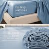 image:imageBare Home 100 Organic Cotton King Sheet Set  400 Thread Count  Smooth Sateen Weave  Breathable amp Cooling  Hotel Luxury Set  Deep Pocket Bed Sheets King Sand12  Dusty Blue