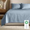 image:imageBare Home 100 Organic Cotton King Sheet Set  400 Thread Count  Smooth Sateen Weave  Breathable amp Cooling  Hotel Luxury Set  Deep Pocket Bed Sheets King Sand12  Dusty Blue