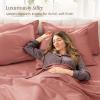 image:imageBare Home 100 Organic Cotton King Sheet Set  400 Thread Count  Smooth Sateen Weave  Breathable amp Cooling  Hotel Luxury Set  Deep Pocket Bed Sheets King Sand15  Dusty Rose