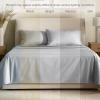 image:imageBare Home 100 Organic Cotton King Sheet Set  400 Thread Count  Smooth Sateen Weave  Breathable amp Cooling  Hotel Luxury Set  Deep Pocket Bed Sheets King Sand04  Light Grey