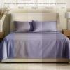 image:imageBare Home 100 Organic Cotton King Sheet Set  400 Thread Count  Smooth Sateen Weave  Breathable amp Cooling  Hotel Luxury Set  Deep Pocket Bed Sheets King Sand14  Dusty Purple