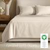 image:imageBare Home 100 Organic Cotton King Sheet Set  400 Thread Count  Smooth Sateen Weave  Breathable amp Cooling  Hotel Luxury Set  Deep Pocket Bed Sheets King Sand08  Sand