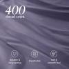 image:imageBare Home 100 Organic Cotton King Sheet Set  400 Thread Count  Smooth Sateen Weave  Breathable amp Cooling  Hotel Luxury Set  Deep Pocket Bed Sheets King Sand14  Dusty Purple