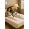 image:imageBare Home 100 Organic Cotton King Sheet Set  400 Thread Count  Smooth Sateen Weave  Breathable amp Cooling  Hotel Luxury Set  Deep Pocket Bed Sheets King Sand01  White