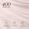 image:imageBare Home 100 Organic Cotton King Sheet Set  400 Thread Count  Smooth Sateen Weave  Breathable amp Cooling  Hotel Luxury Set  Deep Pocket Bed Sheets King Sand16  Dusty Pink