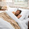 image:imageBare Home Apartment Ready Organic Cotton Percale Duvet Bundle  Full  9 Pieces Including Duvet Cover Set with Insert Sheet Set amp Mattress Pad  Lightweight amp Breathable  Full Dusty Blue01  White