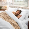image:imageBare Home Apartment Ready Organic Cotton Percale Duvet Bundle  Full  9 Pieces Including Duvet Cover Set with Insert Sheet Set amp Mattress Pad  Lightweight amp Breathable  Full Dusty Rose01  White