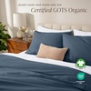 image:imageBare Home Apartment Ready Organic Cotton Percale Duvet Bundle  Full  9 Pieces Including Duvet Cover Set with Insert Sheet Set amp Mattress Pad  Lightweight amp Breathable  Full Dusty Rose06  Bering Sea