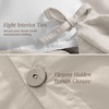 image:imageBare Home Apartment Ready Organic Cotton Percale Duvet Bundle  Full  9 Pieces Including Duvet Cover Set with Insert Sheet Set amp Mattress Pad  Lightweight amp Breathable  Full Dusty Rose04  French Beige