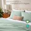 image:imageBare Home Apartment Ready Organic Cotton Percale Duvet Bundle  Full  9 Pieces Including Duvet Cover Set with Insert Sheet Set amp Mattress Pad  Lightweight amp Breathable  Full Dusty Rose09  Willow