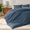 image:imageBare Home Apartment Ready Organic Cotton Percale Duvet Bundle  Full  9 Pieces Including Duvet Cover Set with Insert Sheet Set amp Mattress Pad  Lightweight amp Breathable  Full Dusty Rose06  Bering Sea