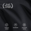 image:imageBare Home 100 Organic Cotton Jersey Sheet Set Ultra Soft 100 Cotton  Sheet Set amp Pillowcases  Deep Pocket Bed Sheets King Forest Green02  Black