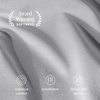 image:imageBare Home 100 Organic Cotton Jersey Sheet Set Ultra Soft 100 Cotton  Sheet Set amp Pillowcases  Deep Pocket Bed Sheets King Forest Green04  Light Grey