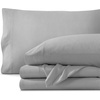 image:imageBare Home 100 Organic Cotton Jersey Sheet Set Ultra Soft 100 Cotton  Sheet Set amp Pillowcases  Deep Pocket Bed Sheets King Forest Green04  Light Grey