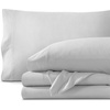 image:imageBare Home 100 Organic Cotton Jersey Sheet Set Ultra Soft 100 Cotton  Sheet Set amp Pillowcases  Deep Pocket Bed Sheets King Forest Green05  Cloud Grey