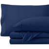 image:imageBare Home 100 Organic Cotton Jersey Sheet Set Ultra Soft 100 Cotton  Sheet Set amp Pillowcases  Deep Pocket Bed Sheets King Forest Green08  Dark Blue