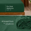 image:imageBare Home 100 Organic Cotton Jersey Sheet Set Ultra Soft 100 Cotton  Sheet Set amp Pillowcases  Deep Pocket Bed Sheets King Forest Green09  Forest Green